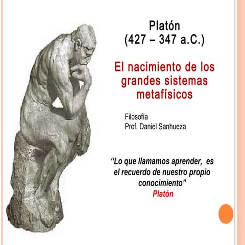 Platon  teoria de las ideas