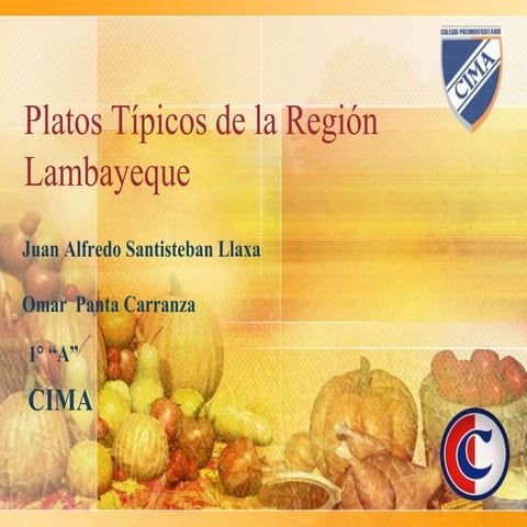 Platos típicos de la región lambayeque | PPTX