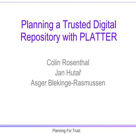 Platter presentation Nice 2008