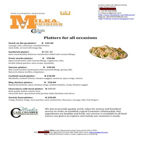 Platters For All Occasions