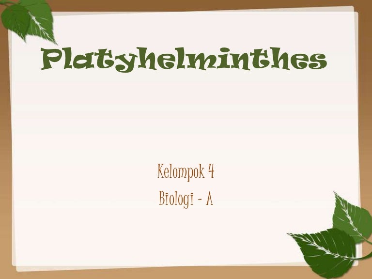 platyhelminthes cacing ppt