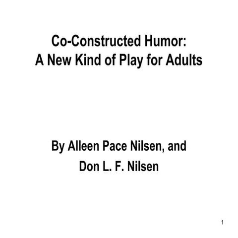 Co-constructed Humor