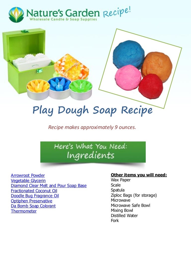 Playdoughsoaprecipe