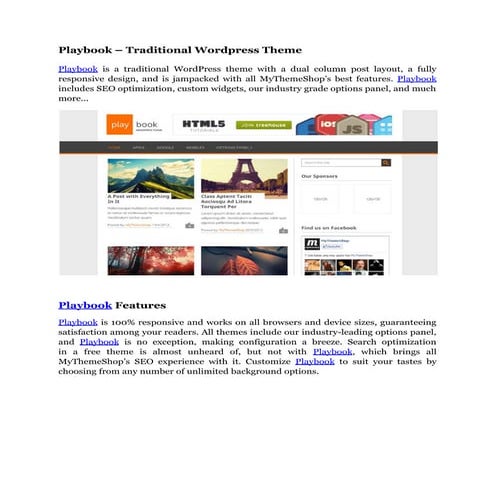 Simpleton lightweight & minimalist wordpress theme | PDF