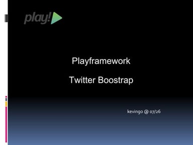 Playframework + Twitter Bootstrap
