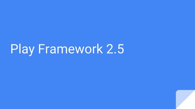 Play Framework 2.5