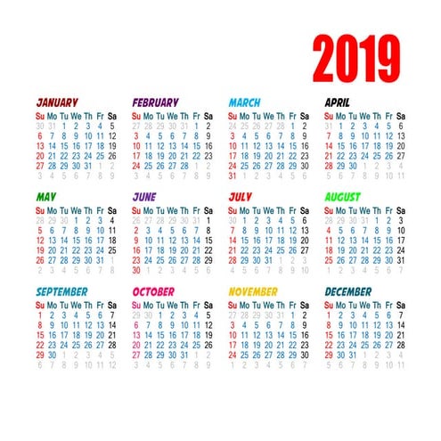 Playful calendar for any year1 | PDF