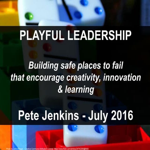 Playful Leadership workshop June 2016