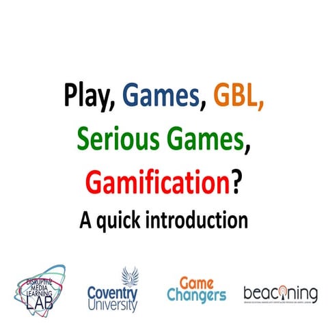 Play games gamification