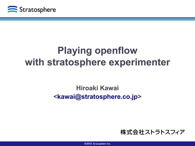 Play gopenflow