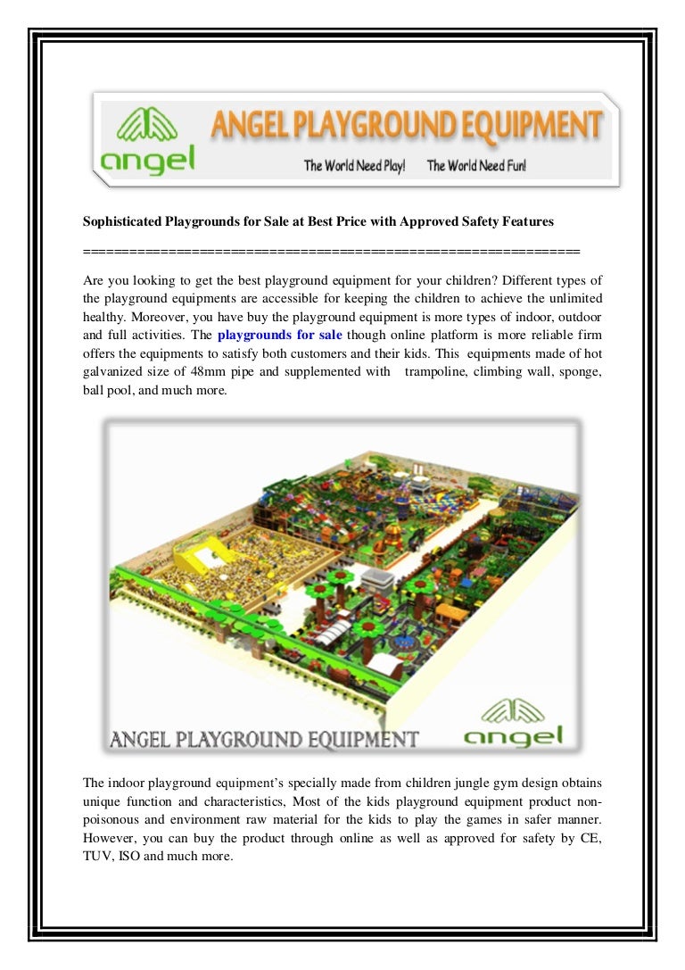 kids playgrounds for sale