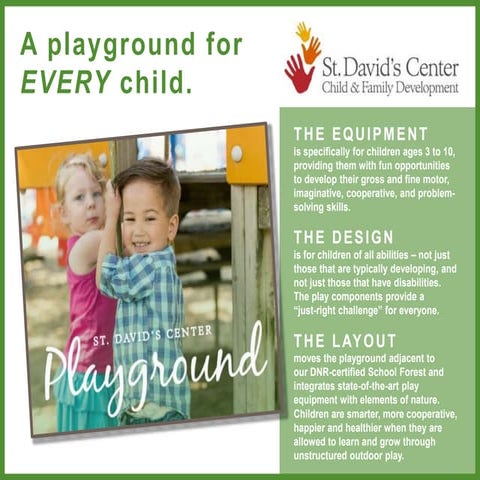 A playground for EVERY child