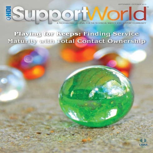 Playing for keeps   finding service maturity with total contact ownership