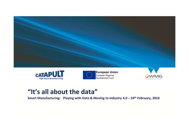 Playing with data and industry 4.0