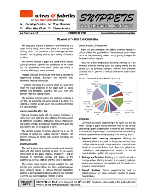 Enzyme Applications in the Pulp & Paper Industry | PDF