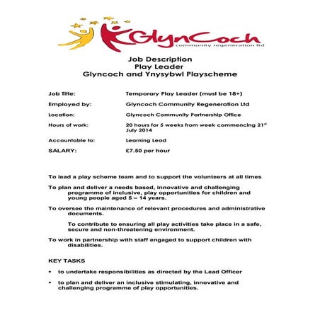 Play leader/work | PDF