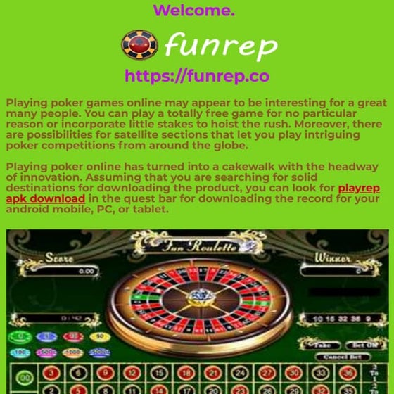 Funrep presentations