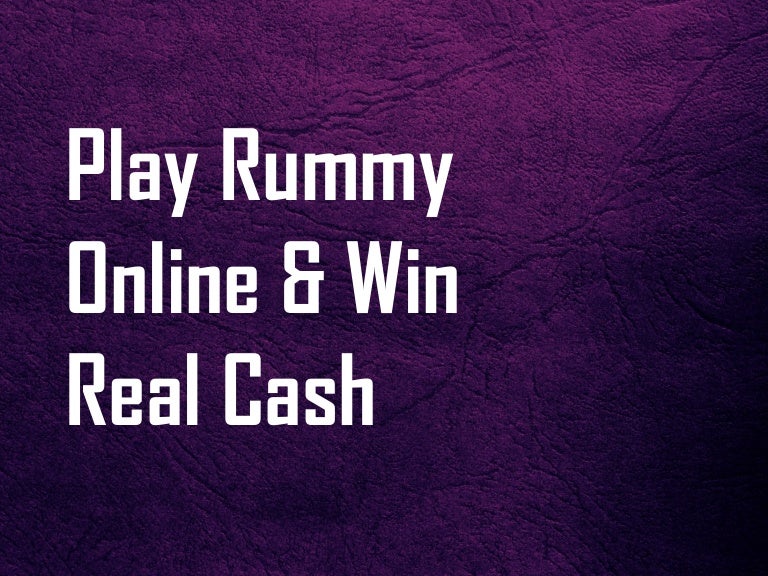 Play rummy online real money game