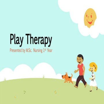 Play therapy