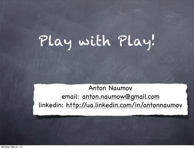 Play with play!