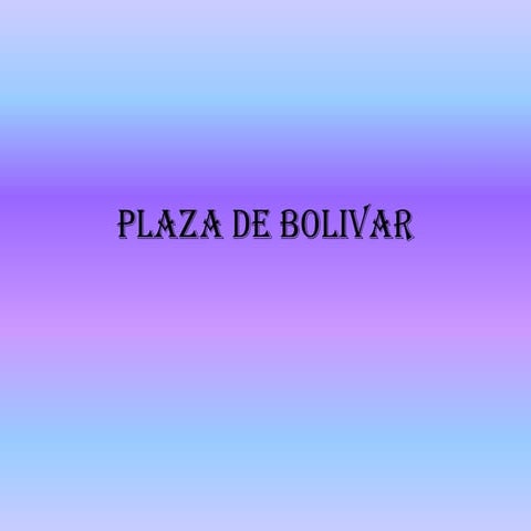 Plaza de bolivar