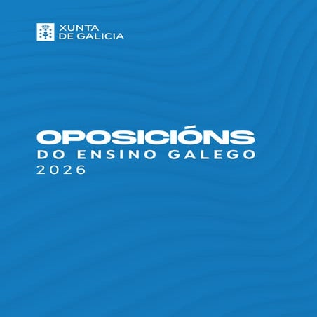 Plazas para las oposiciones de educación de Galicia | PDF