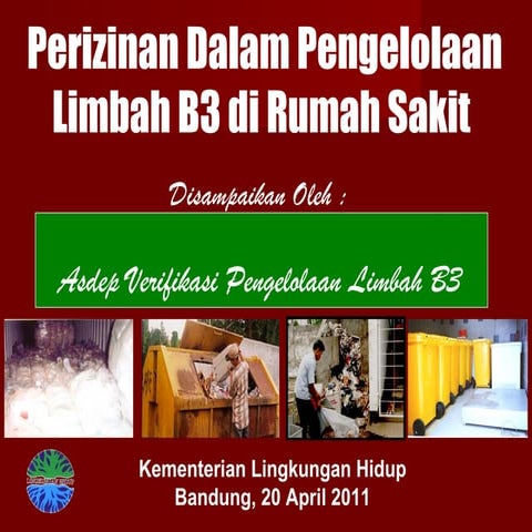 Penanganan Limbah B3 Rumah Sakit