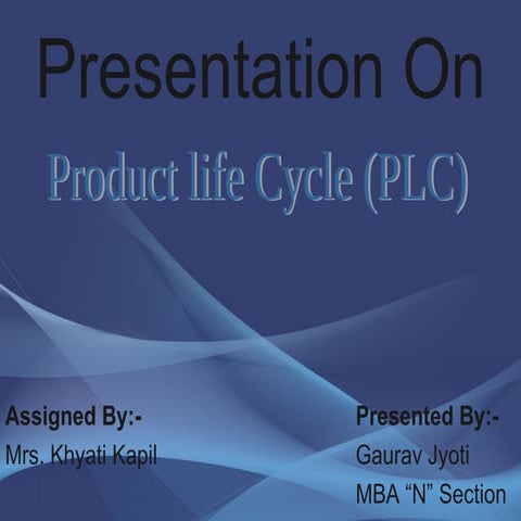 Product Life Cycle