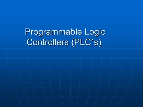 ppt on PLC | PPTX