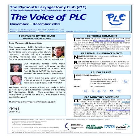 The Voice of PLC Nov-Dec 2011
