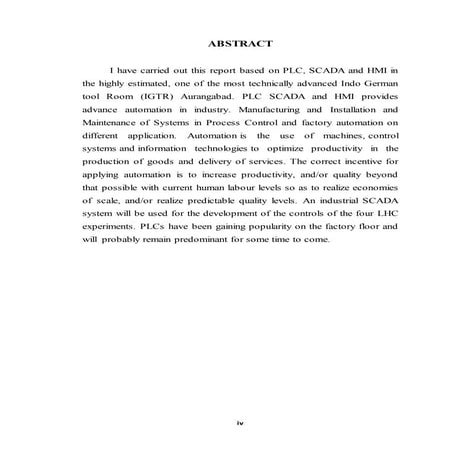 Plc 4 abstract plc | PDF
