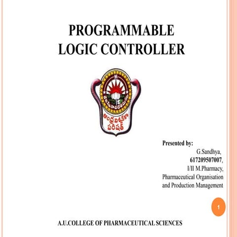 Programmable logic controller | PPT