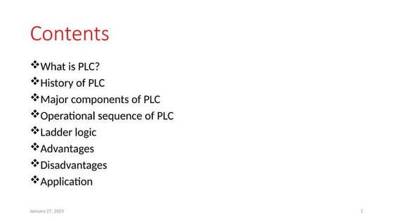 ppt on PLC | PPTX
