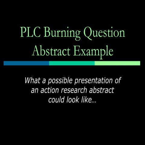 Plc burning question pp example