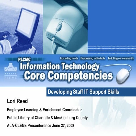 PLCMC Information Technology Core Competencies