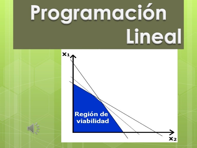 Programación Lineal con WinQsb