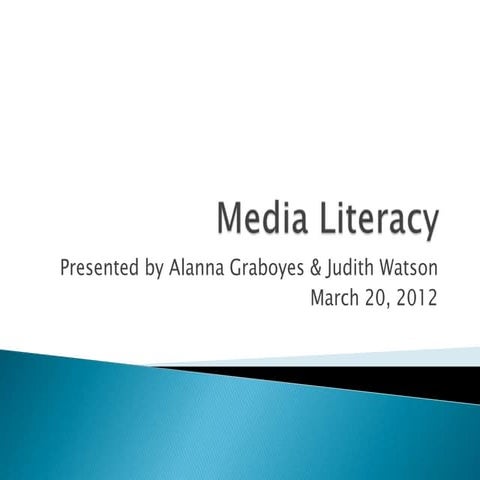 Plc workshop media literacy presentation