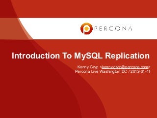 Percona Live 2012PPT: introduction-to-mysql-replication