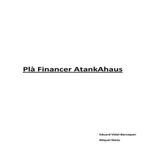 Plà de finançament 