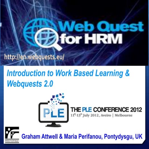 Ple12 workshop12 WEBQUEST for HRM project