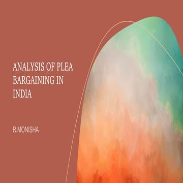 Plea bargaining presentation