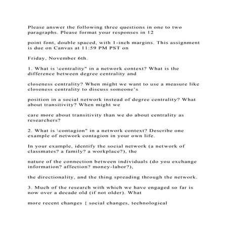 Please answer the following three questions in one to two paragraphs.docx