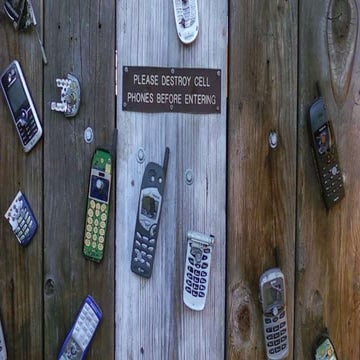 Please Destroy Cell Phones Before Entering
