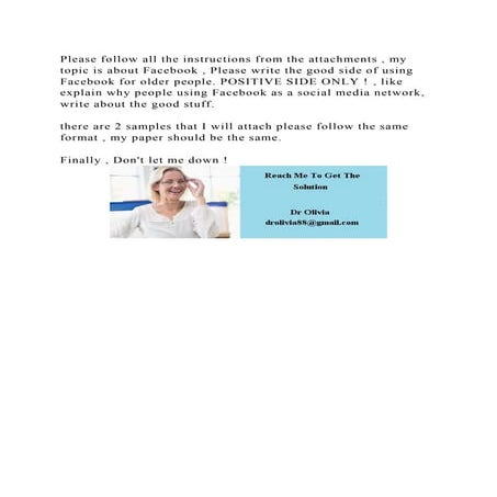 Please follow all the instructions from the attachments , my topic i.docx