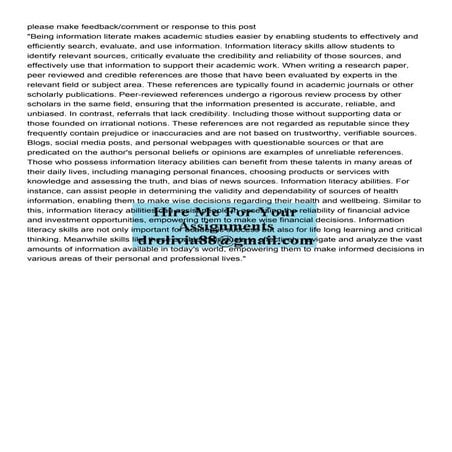 please make feedbackcomment or response to this post Being.pdf