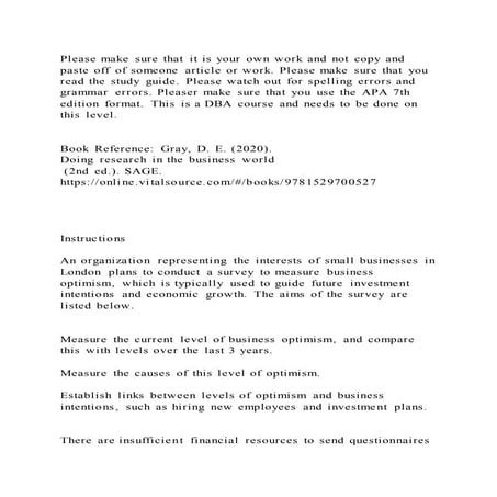 Please make sure that it is your own work and not copy and paste off