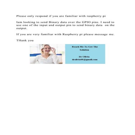 Please only respond if you are familiar with raspberry piIam loo.docx