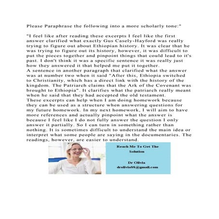 Please Paraphrase the following into a more scholarly toneI f.docx