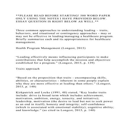 PLEASE READ BEFORE STARTING! 500 WORD PAPER ONLY USING THE NOTES I.docx