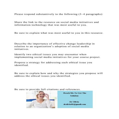 Please respond substantively to the following (3–4 paragraphs) .docx